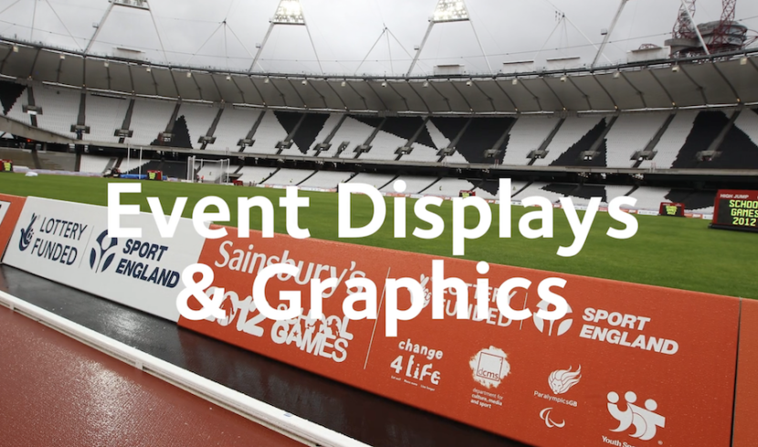 Event displays and graphics